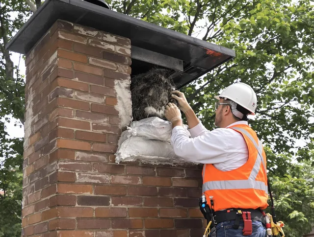 Humane removal of debris and animals by El Monte Chimney Sweep in El Monte, CA