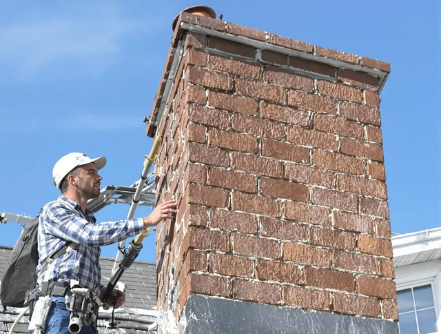 Brickwork for a chimney rebuild by El Monte Chimney Sweep in El Monte, CA