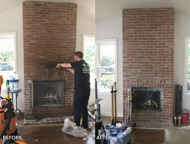 Finished chimney sweeping service by El Monte Chimney Sweep in El Monte, CA