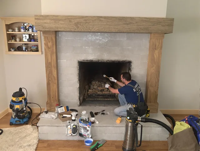 Detailed creosote removal process by El Monte Chimney Sweep in El Monte, CA