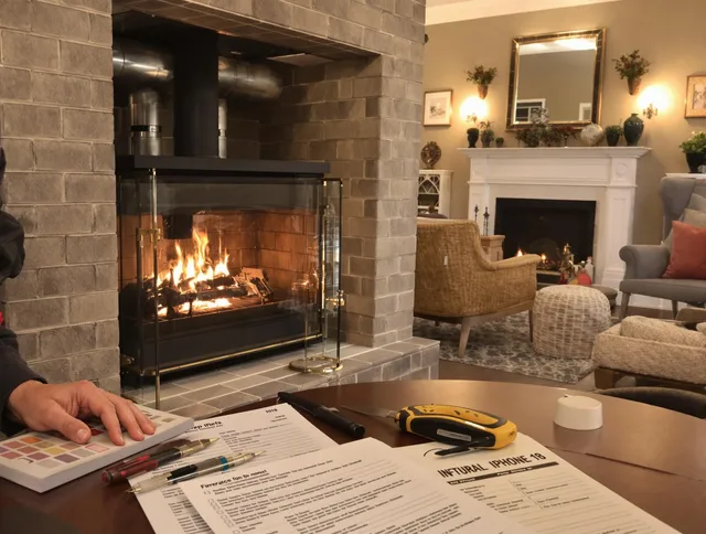 El Monte Chimney Sweep verifying fireplace safety measures in El Monte, CA